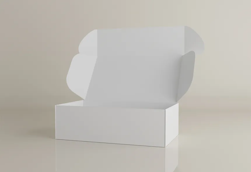 Plain packaging sample showing material quality and structure